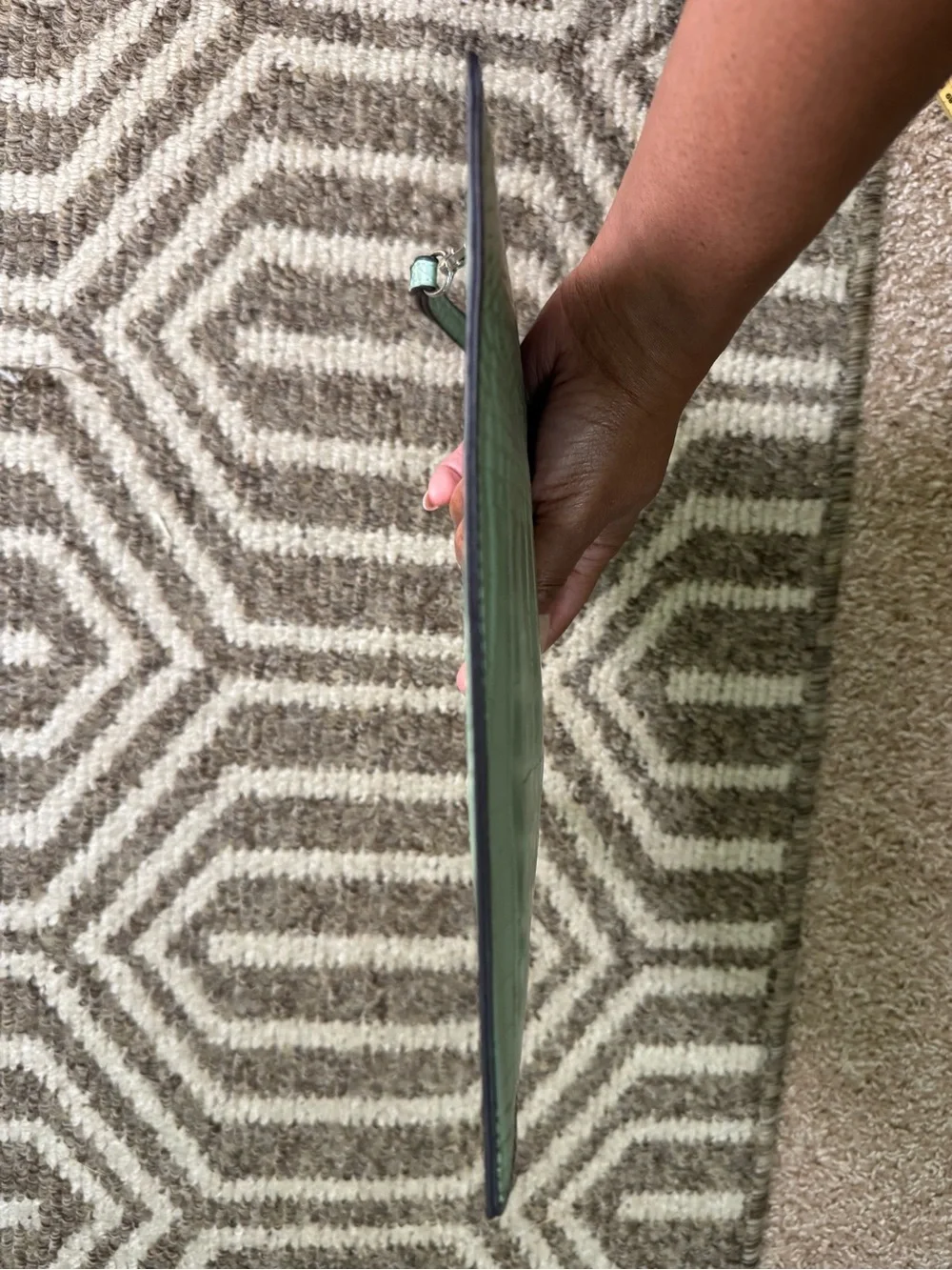 Wristlet INC International Concepts Croc-Embossed/Light Sage